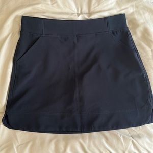 Brand is 32 Cool.  New without tags.  Black skirt lined with shorts.